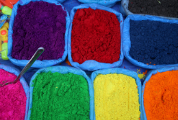 Organic Colored Pigments maintaining vibrant colors with fire resistance